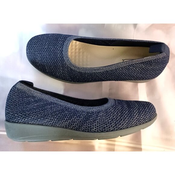 Propet Yen Wedge Shoes Women’s Size 9 Blue Comfort Walking EUC Casual Style - Picture 1 of 7